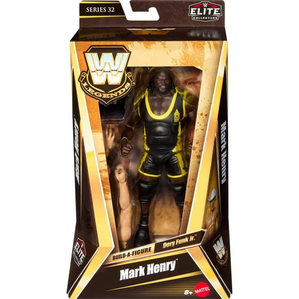 WWE Legends Elite Collection Series 21 Action Figure - Mark Henry toy.