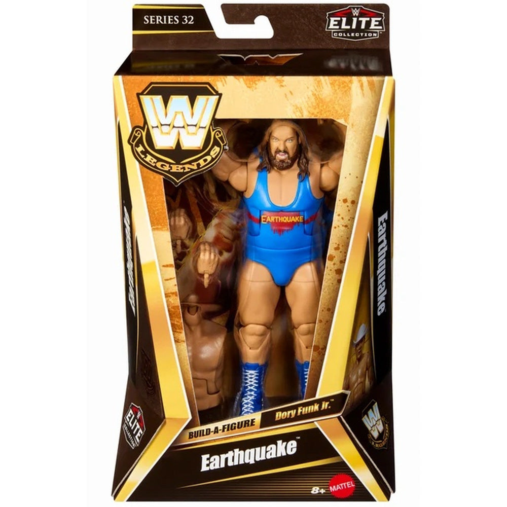 WWE Legends Elite Collection Series 21 Action Figure - Earthquake toy.
