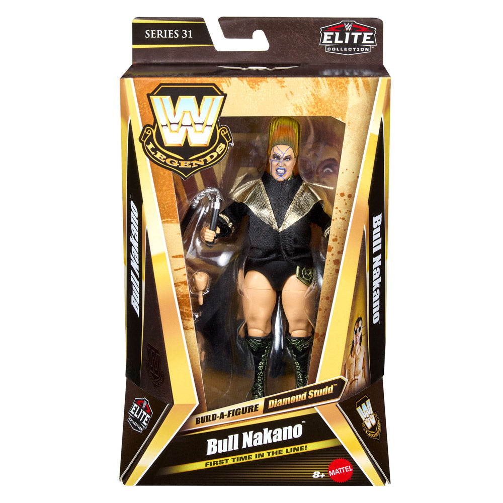 WWE Legends Elite Collection Series 31 Action Figure - Bull Nakano toy.