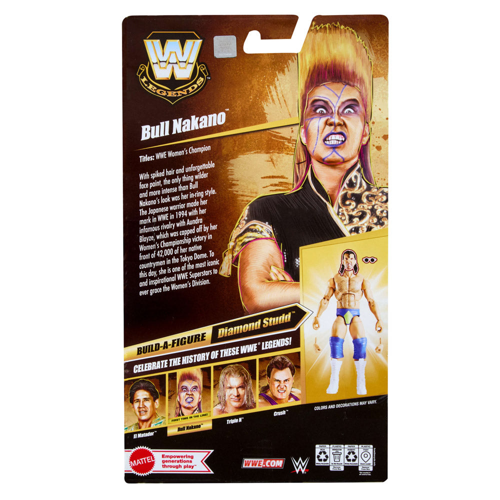 WWE Legends Elite Collection Series 31 Action Figure - Bull Nakano toy.