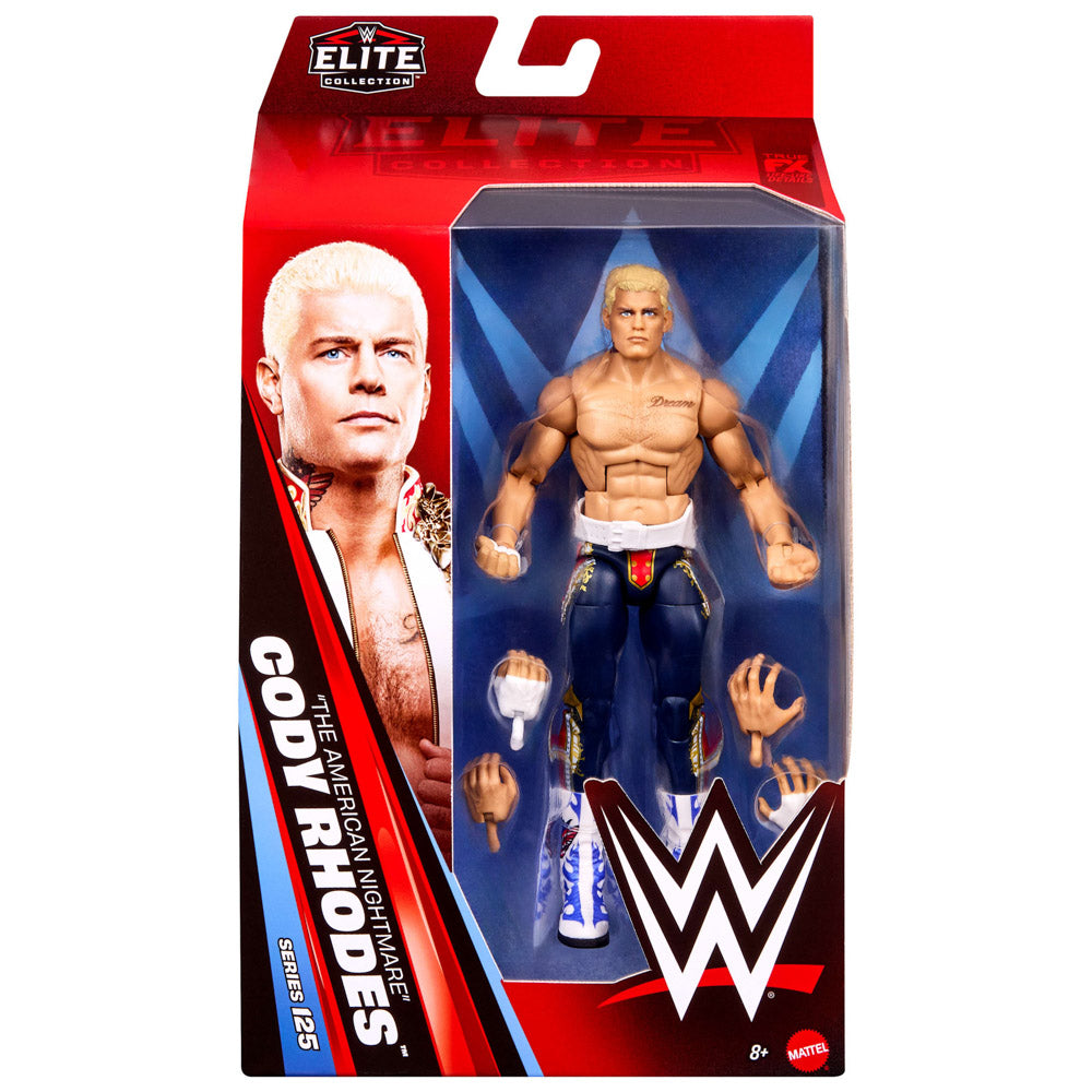 WWE Elite Collection Series 125 - Cody Rhodes 'The American Nightmare' Action Figure toy, in packaging