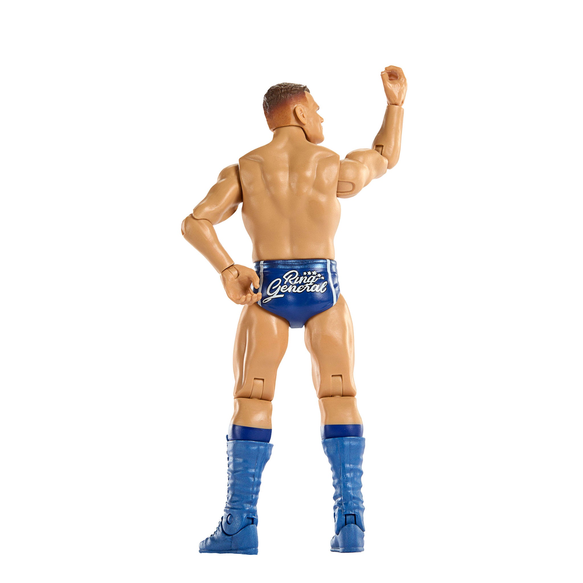 Back of the WWE Main Event Greatest Hits Gunther Action Figure doll