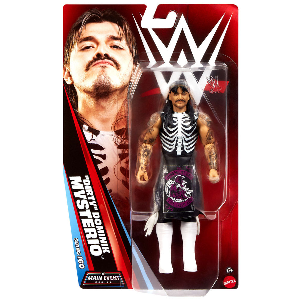 WWE Main Event Series 160 Dominik Mysterio Action Figure doll, in packaging