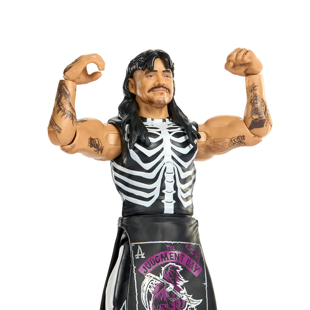 Close up of the WWE Main Event Series 160 Dominik Mysterio Action Figure