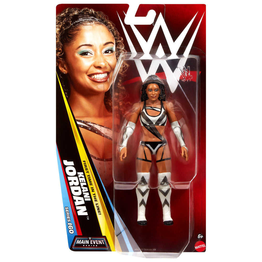 WWE Main Event Series 160 Kelani Jordan Action Figure doll, in packaging