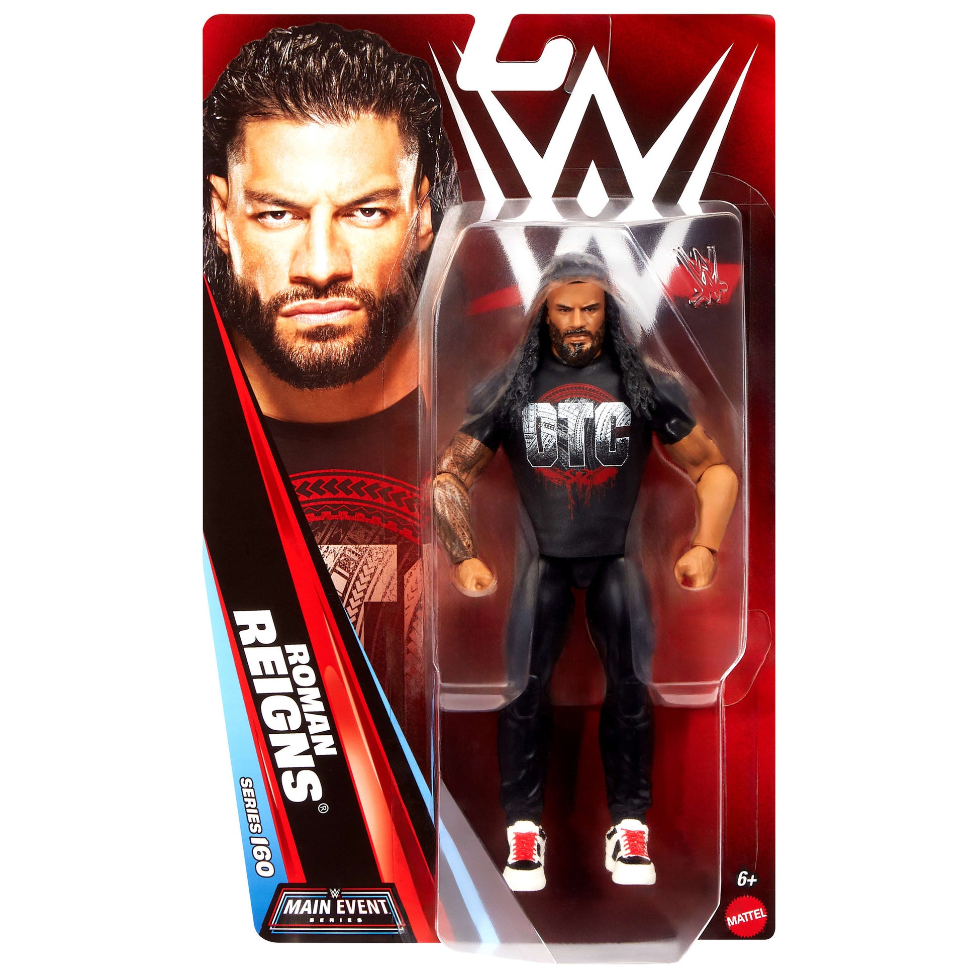 WWE Main Event Series 160 Roman Reigns Action Figure doll, in packaging