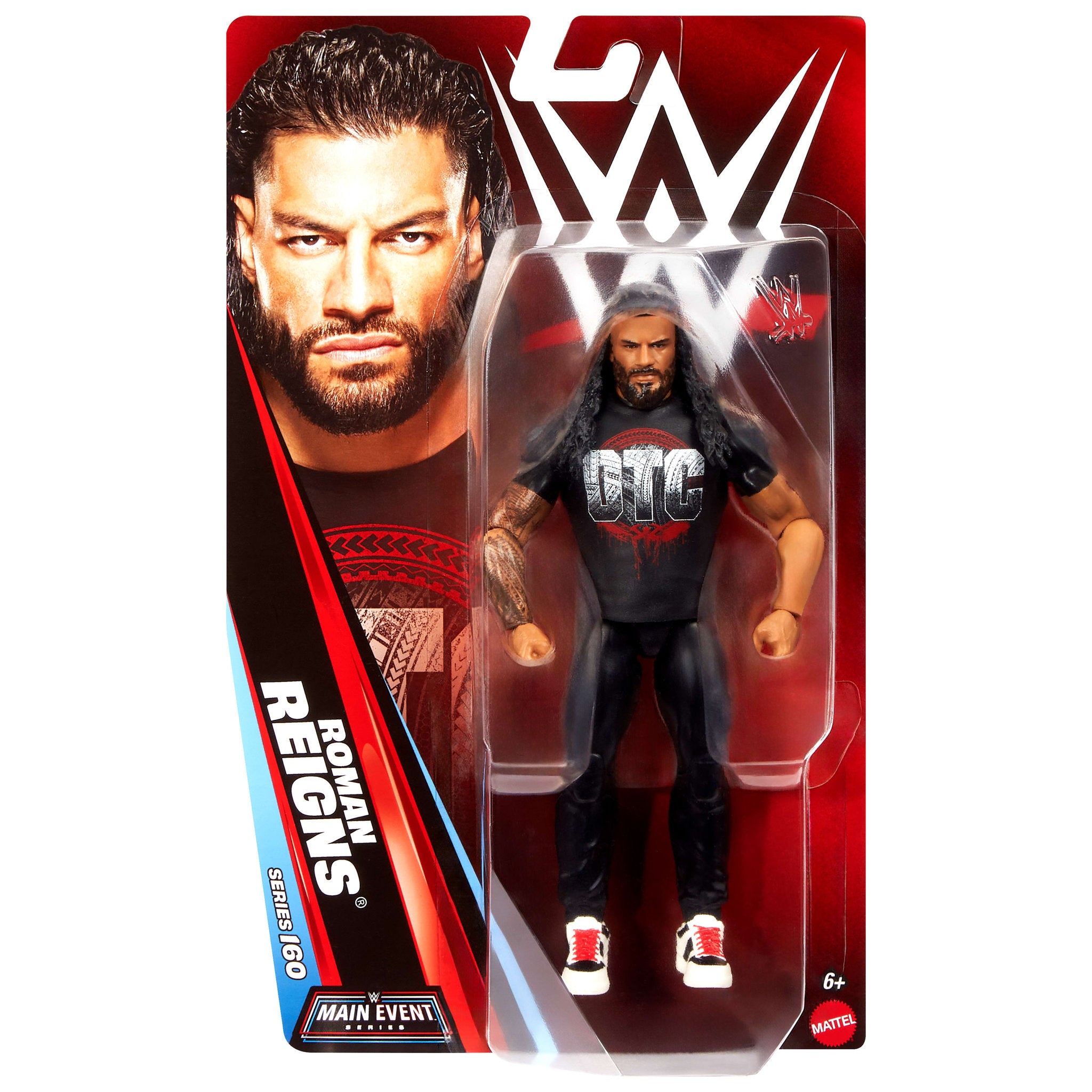 WWE Main Event Series 160 Roman Reigns Action Figure doll, in packaging