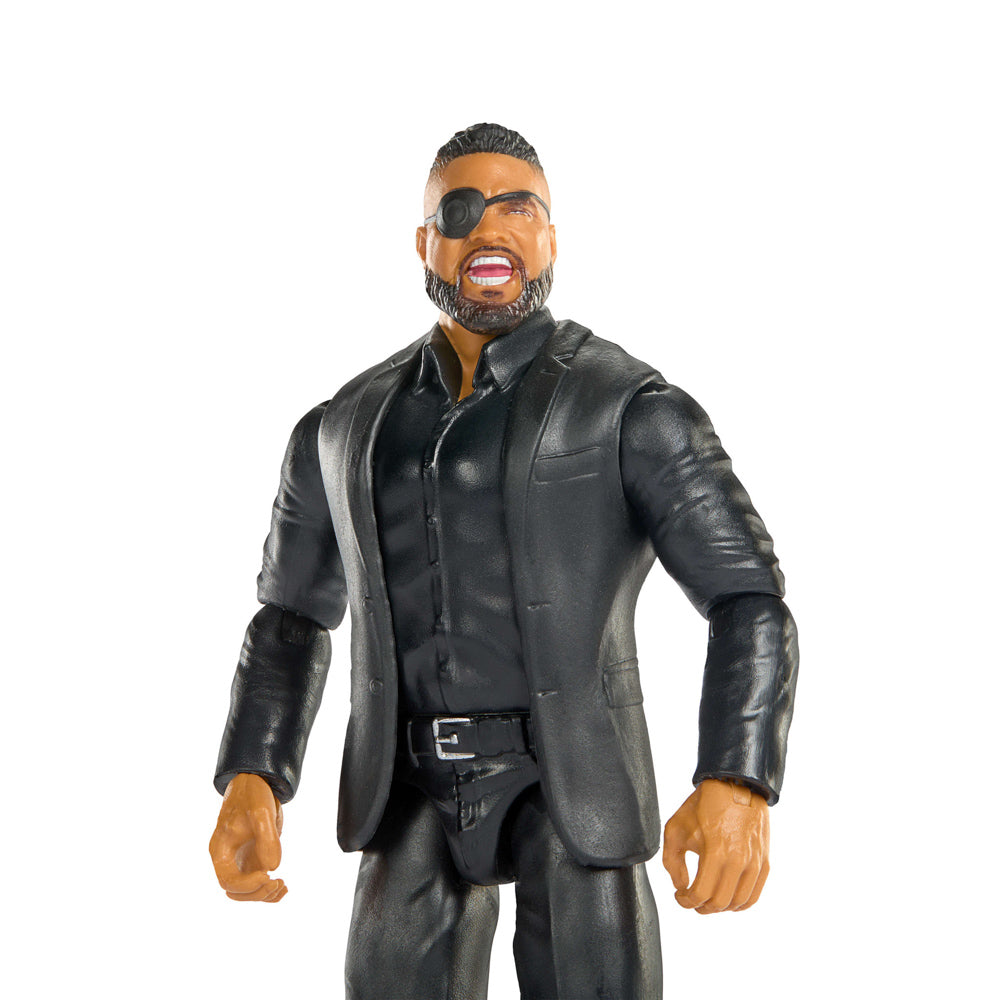 Close up of the WWE Main Event Series 160 Tonga Lao Action Figure doll