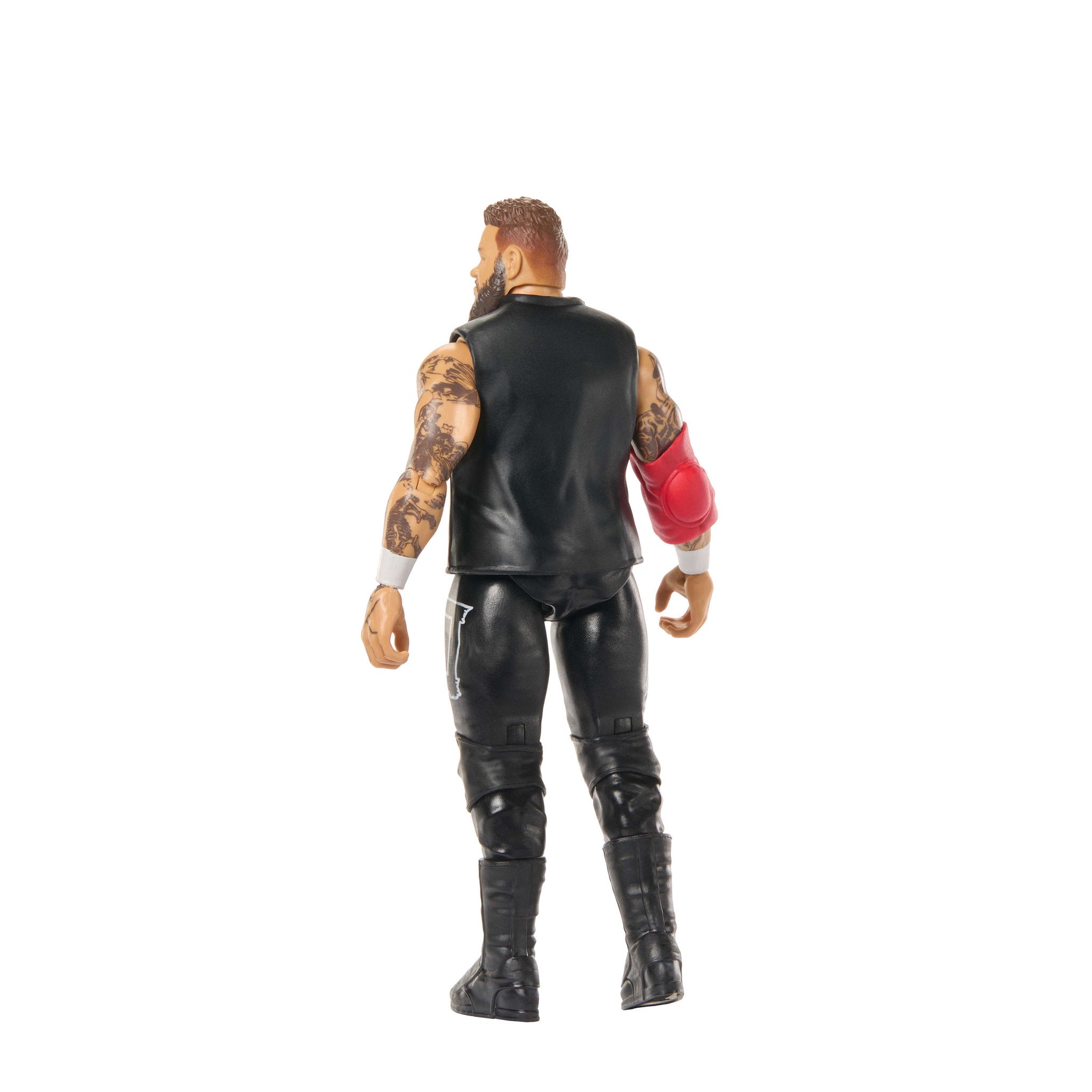 Back of the WWE Main Event Series 163 Kevin Owens Action Figure doll