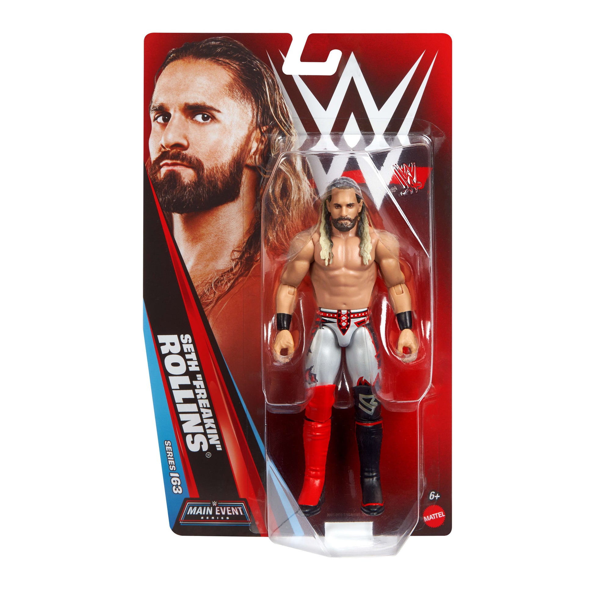WWE Main Event Series 163 Seth Rollins Action Figure doll, in packaging