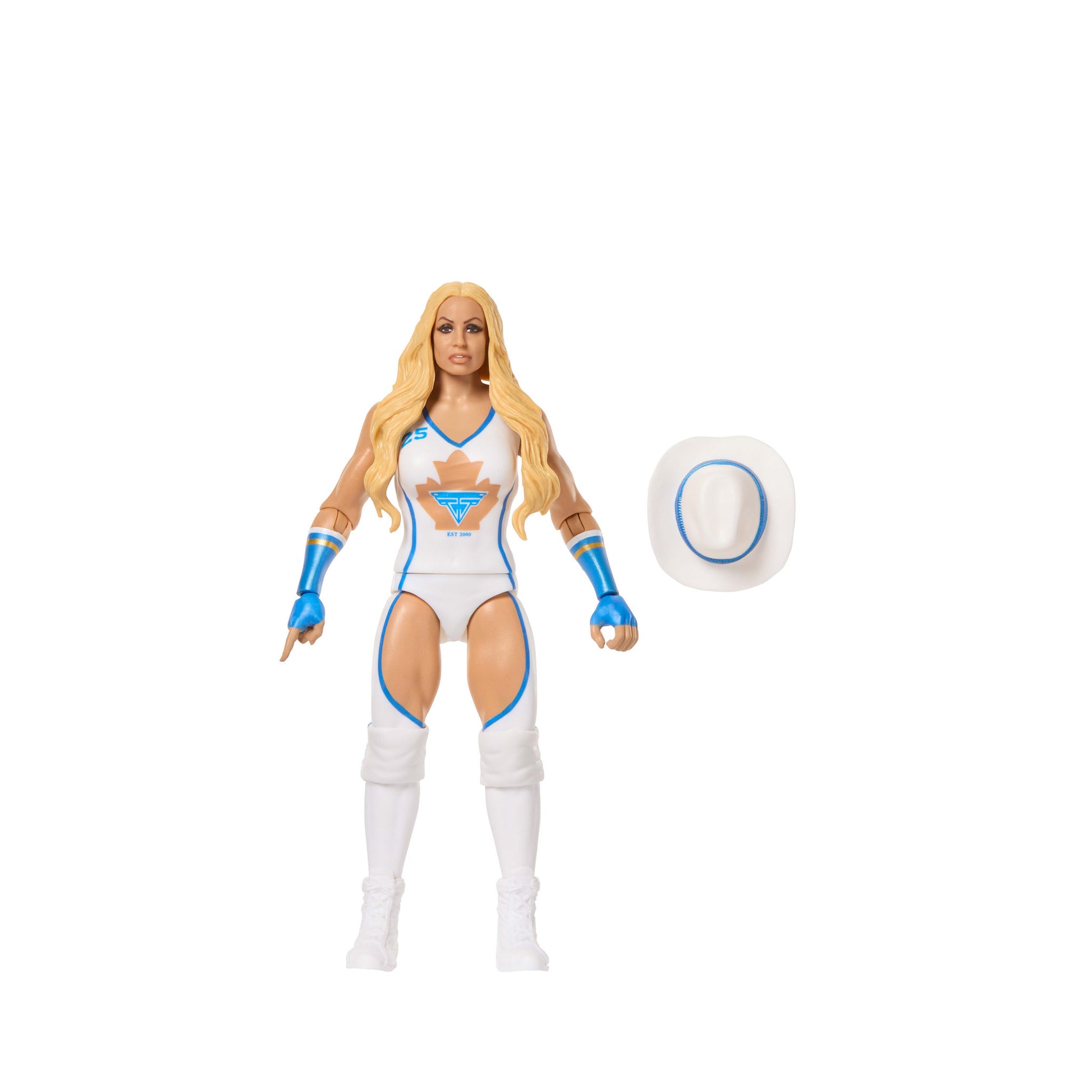 WWE Main Event Series 163 Trish Stratus Action Figure doll with hat