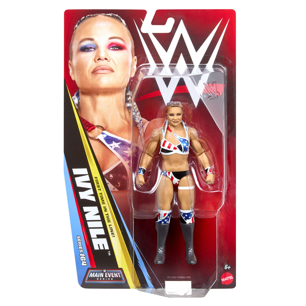 WWE Main Event Series 164 Ivy Nile Action Figure toy, in packaging
