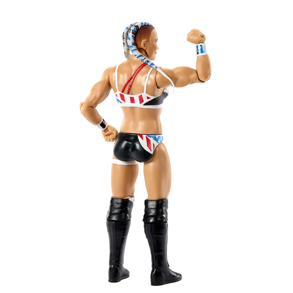 Back of the WWE Main Event Series 164 Ivy Nile Action Figure toy