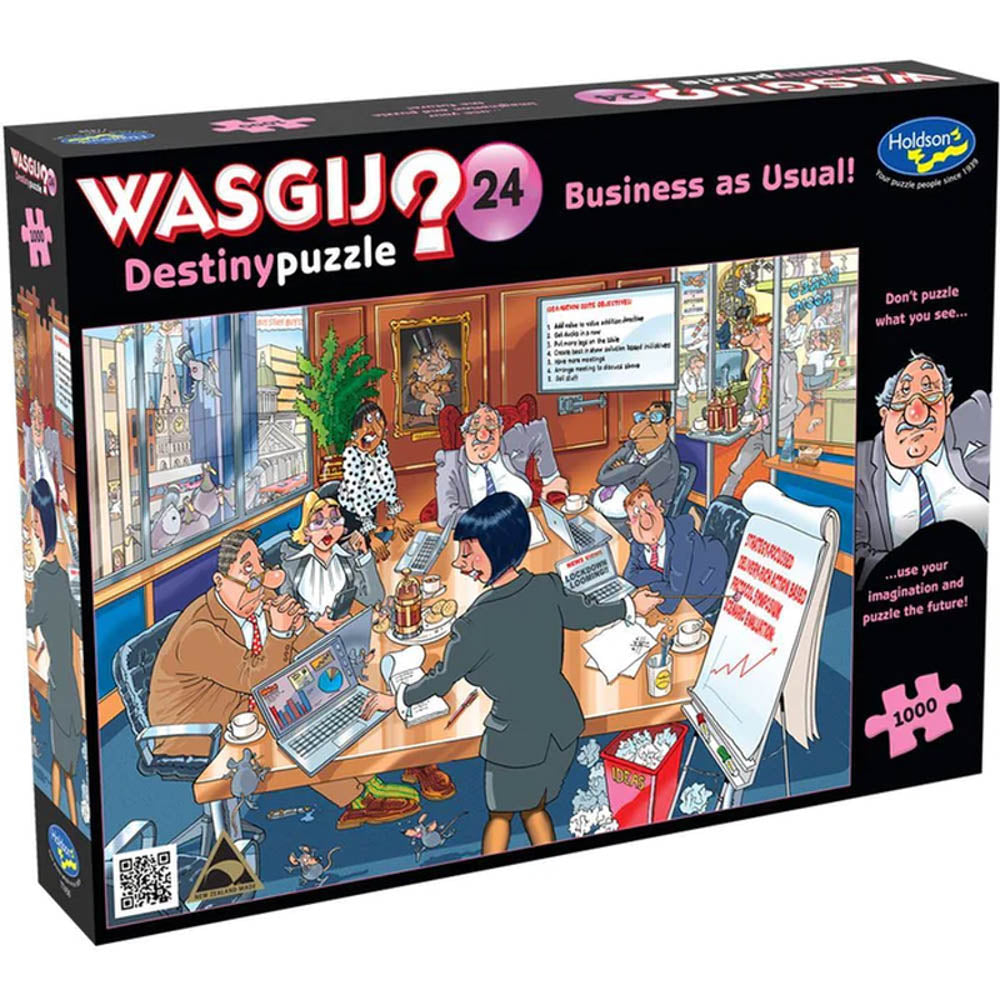 Wasgij Destiny 24 Business As Usual! 1000 Piece Puzzle.