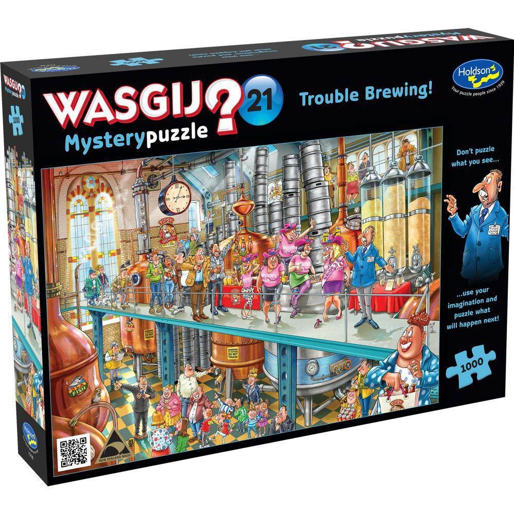 Wasgij Mystery #21 Trouble Brewing! 1000 Piece Puzzle.