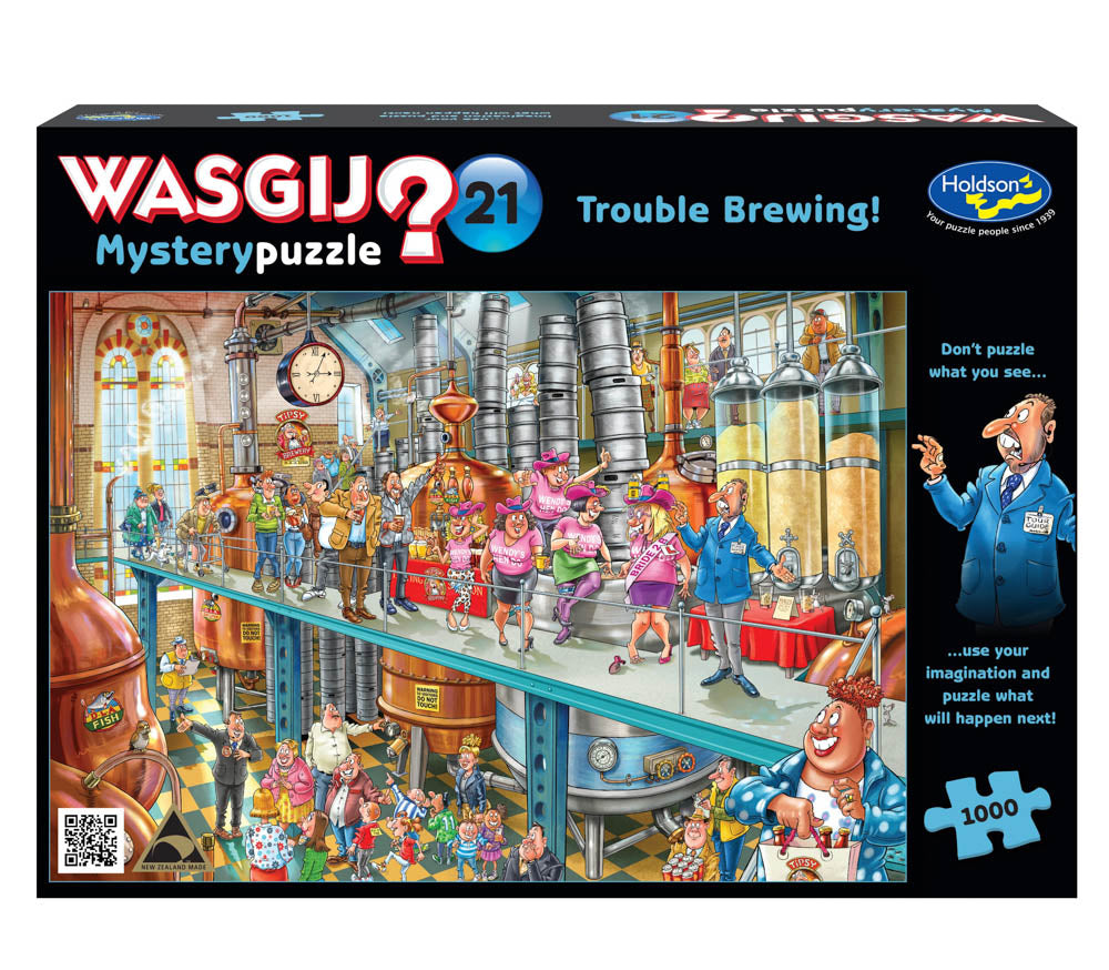 Wasgij Mystery #21 Trouble Brewing! 1000 Piece Puzzle