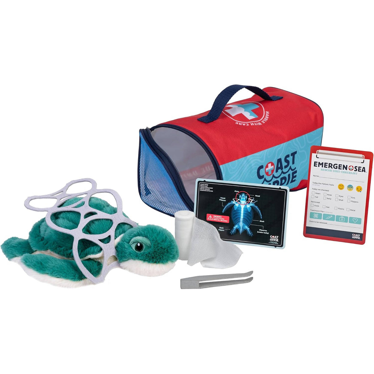 Wild Republic Coast Hippie Rescue Kit - Sea Turtle toy.