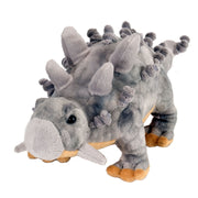 Wild Republic Dinosauria 15 Inch Plush - Ankylosaurus toy.