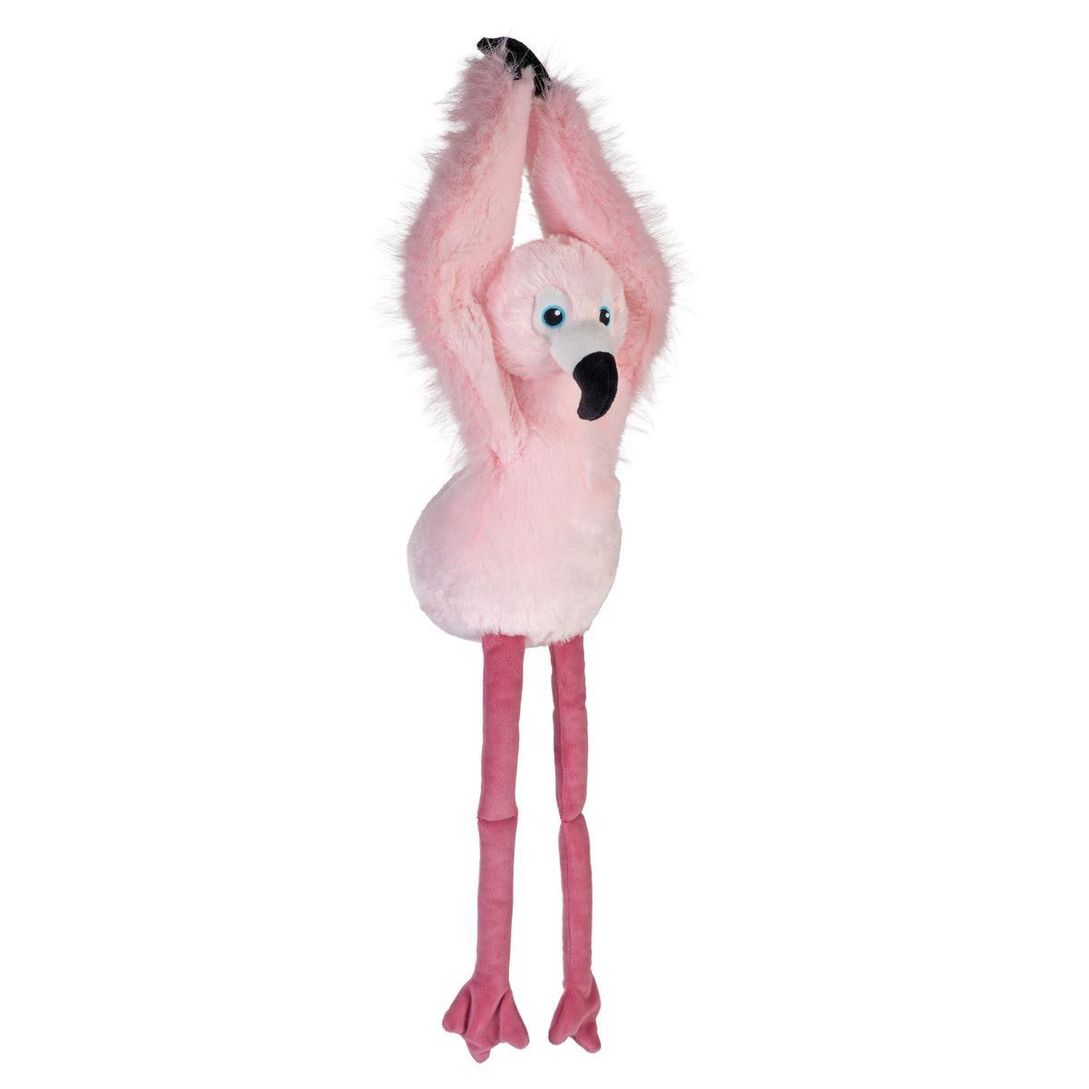 Wild Republic Eco 21 Inch Hanging Plush - Flamingo soft toy.