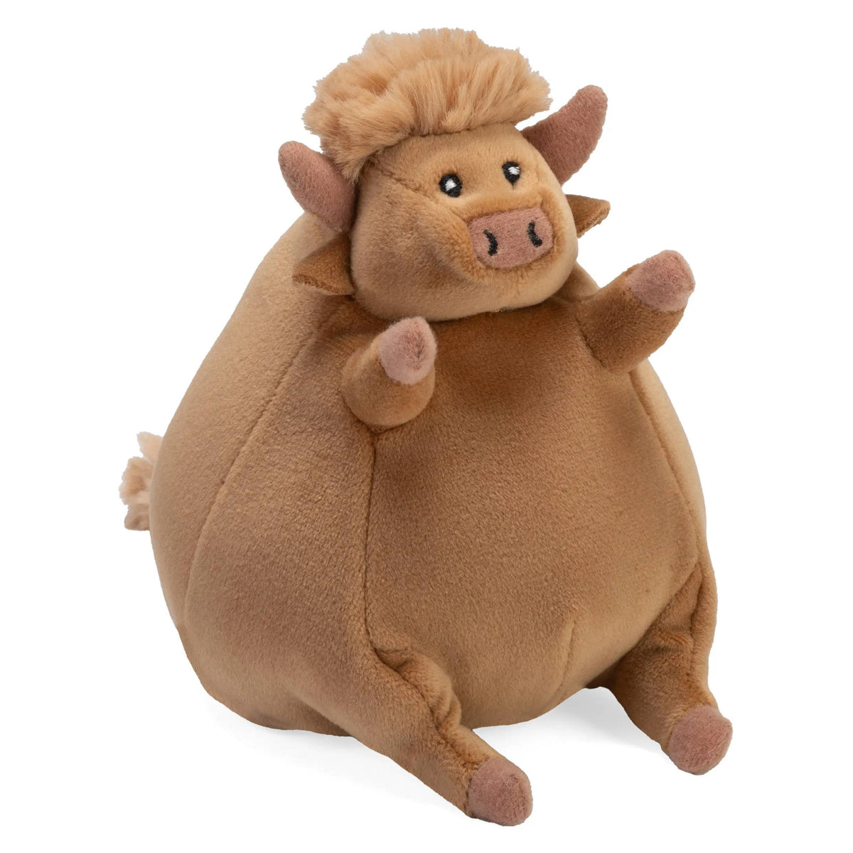 Wild Republic Flipkins 5 Inch Plush - Highland Cow toy for flipping game.