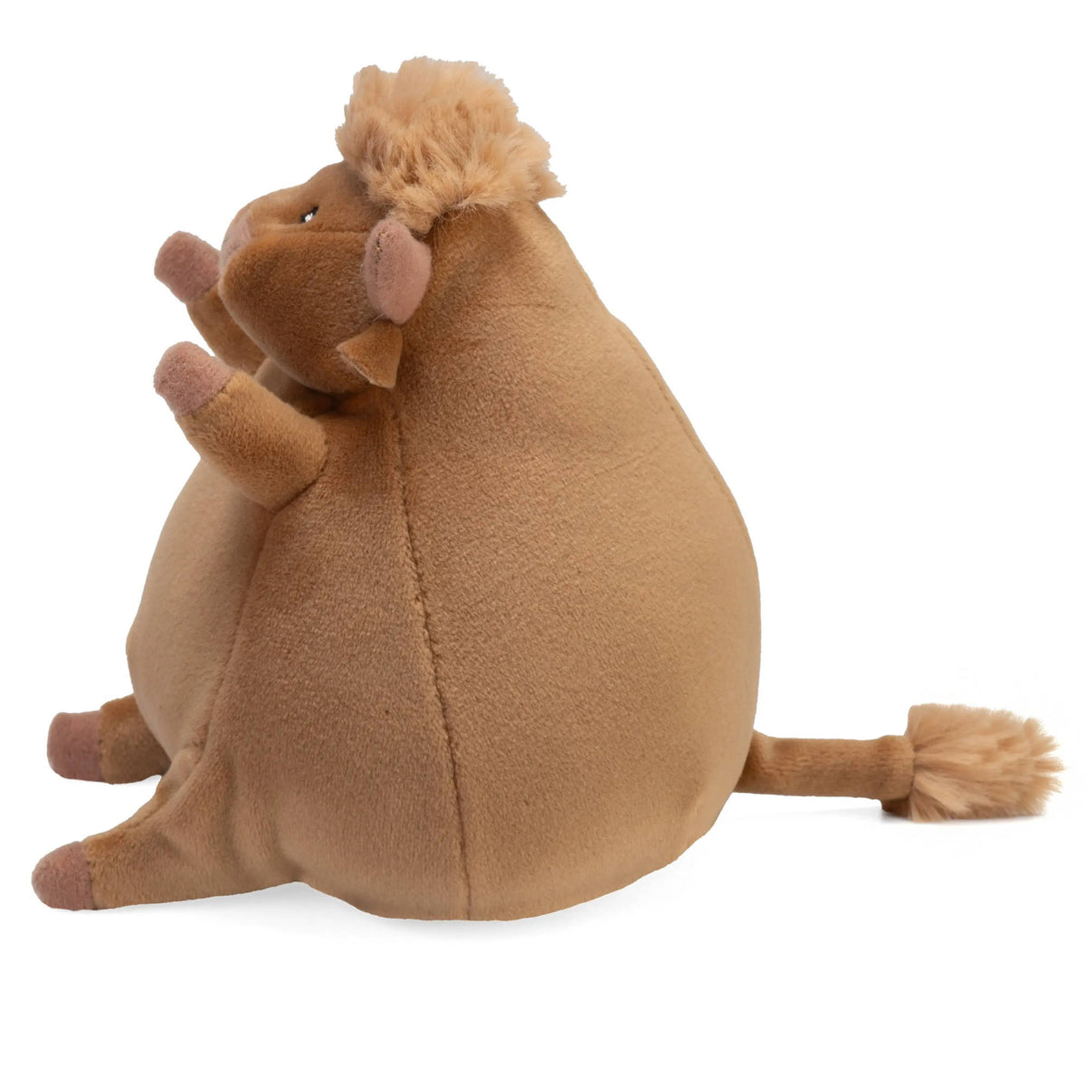 Wild Republic Flipkins 5 Inch Plush - Highland Cow toy for flipping game.