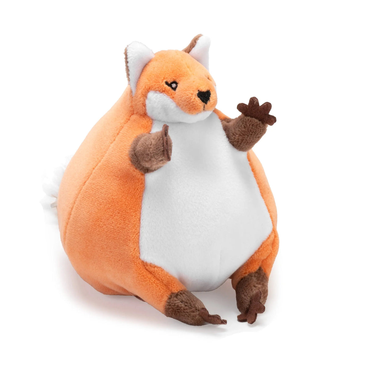 Wild Republic Flipkins 5 Inch Plush soft toy Red Fox, for flipping game.