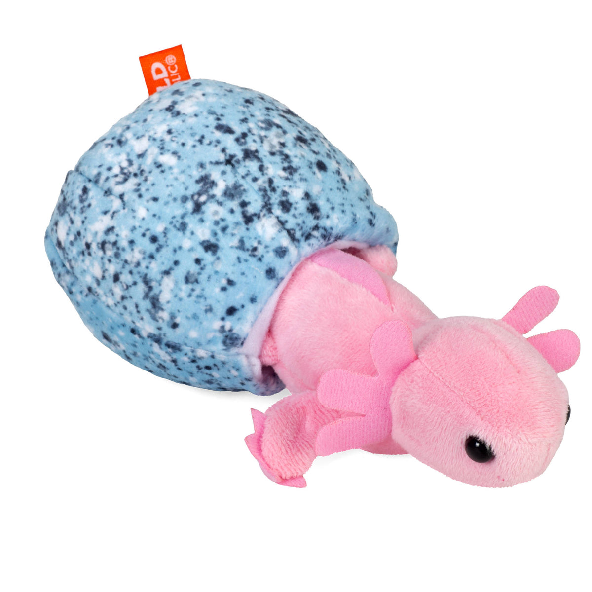 Wild Republic Hatchlings 6 Inch Plush - Axolotl soft toy.