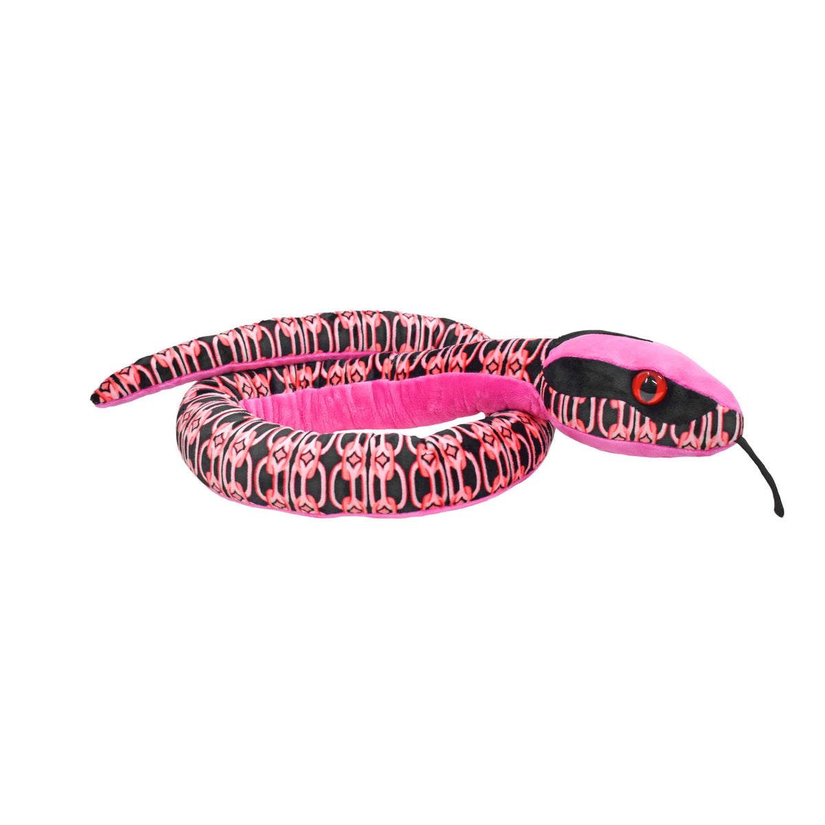 Wild Republic Links Snake 54 Inch Plush - Pink toy.