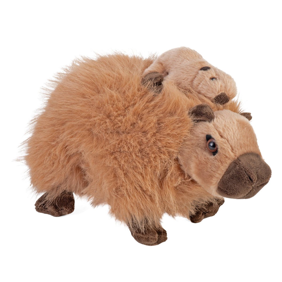 Wild Republic Mom & Baby 9 Inch Plush - Capybara toy.