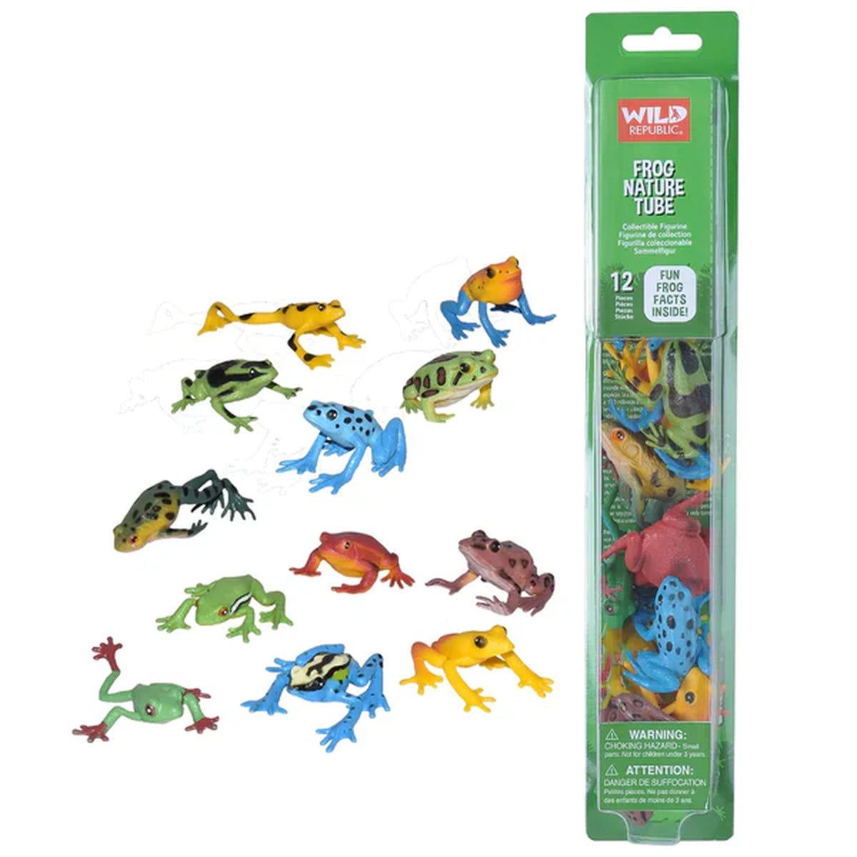 Wild Republic Nature Tube Figures - Frog toys.