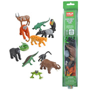 Wild Republic Nature Tube Figures - Rainforest animal toys.
