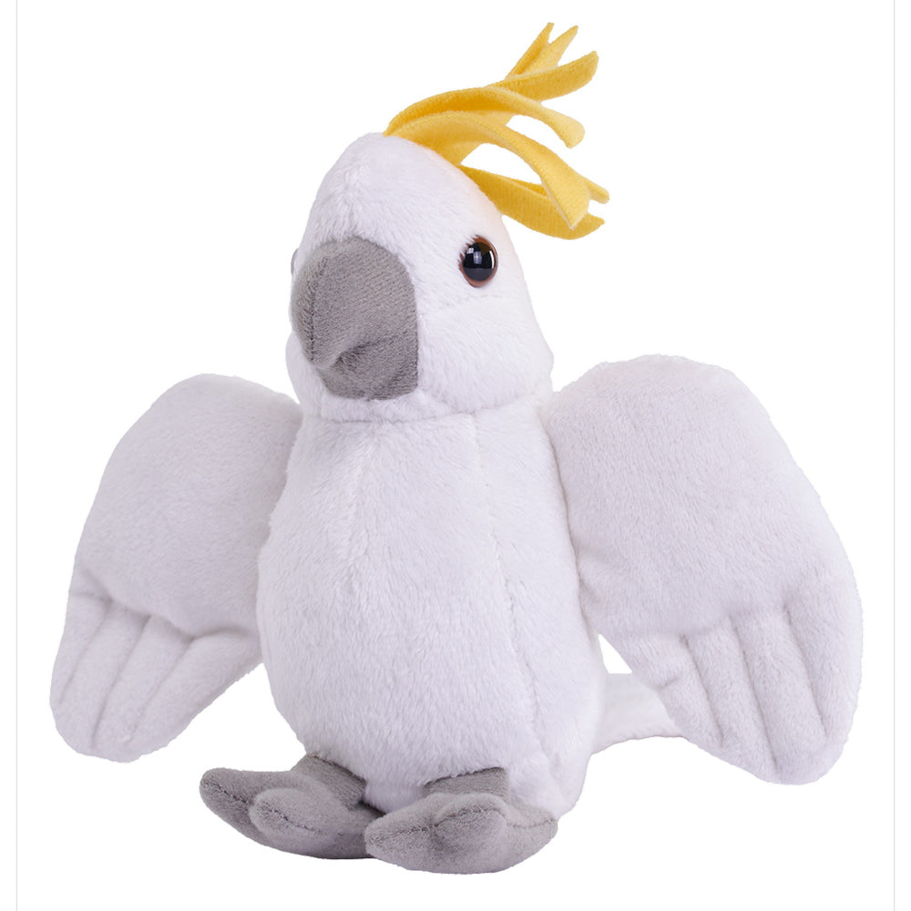 Wild Republic Pocketkins 5 Inch Plush - Cockatoo toy.