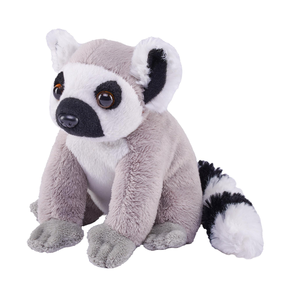 Wild Republic Pocketkins 5 Inch Plush - Ring Tailed Lemur toy.