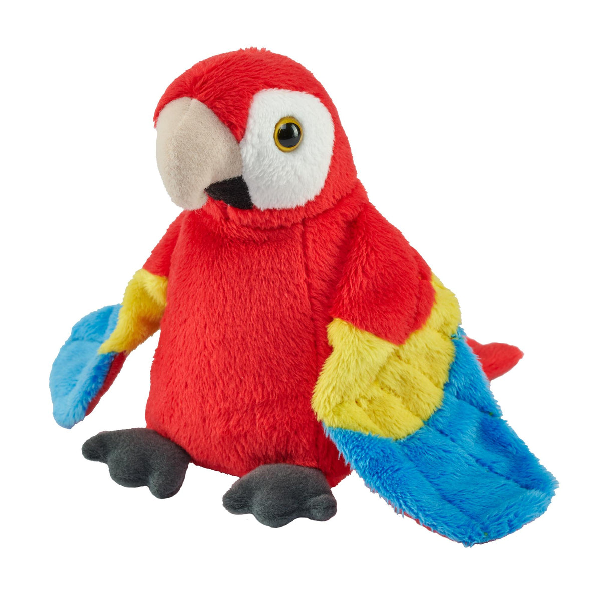 Wild Republic Pocketkins 5 Inch Plush - Scarlet Macaw toy.