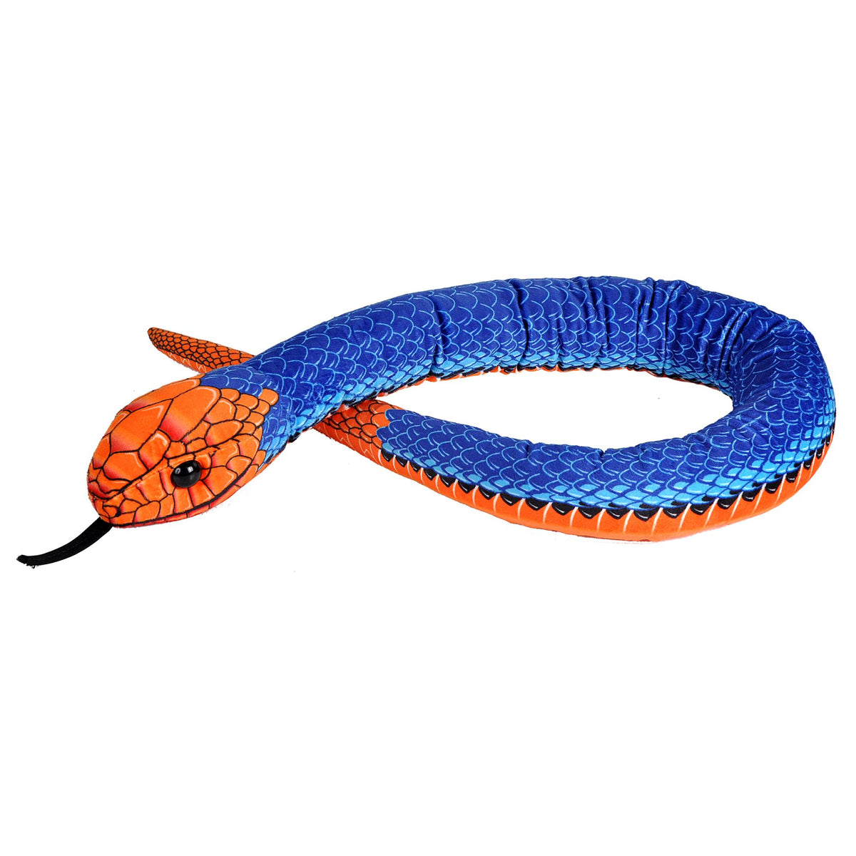 Wild Republic Snake 54 Inch Plush - Blue Coral.