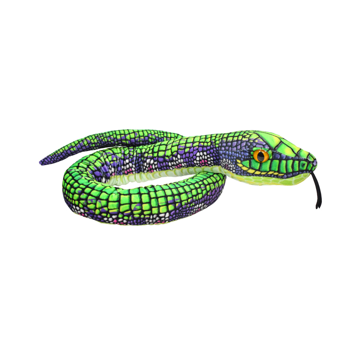 Wild Republic Snake 54 Inch Plush - Green.