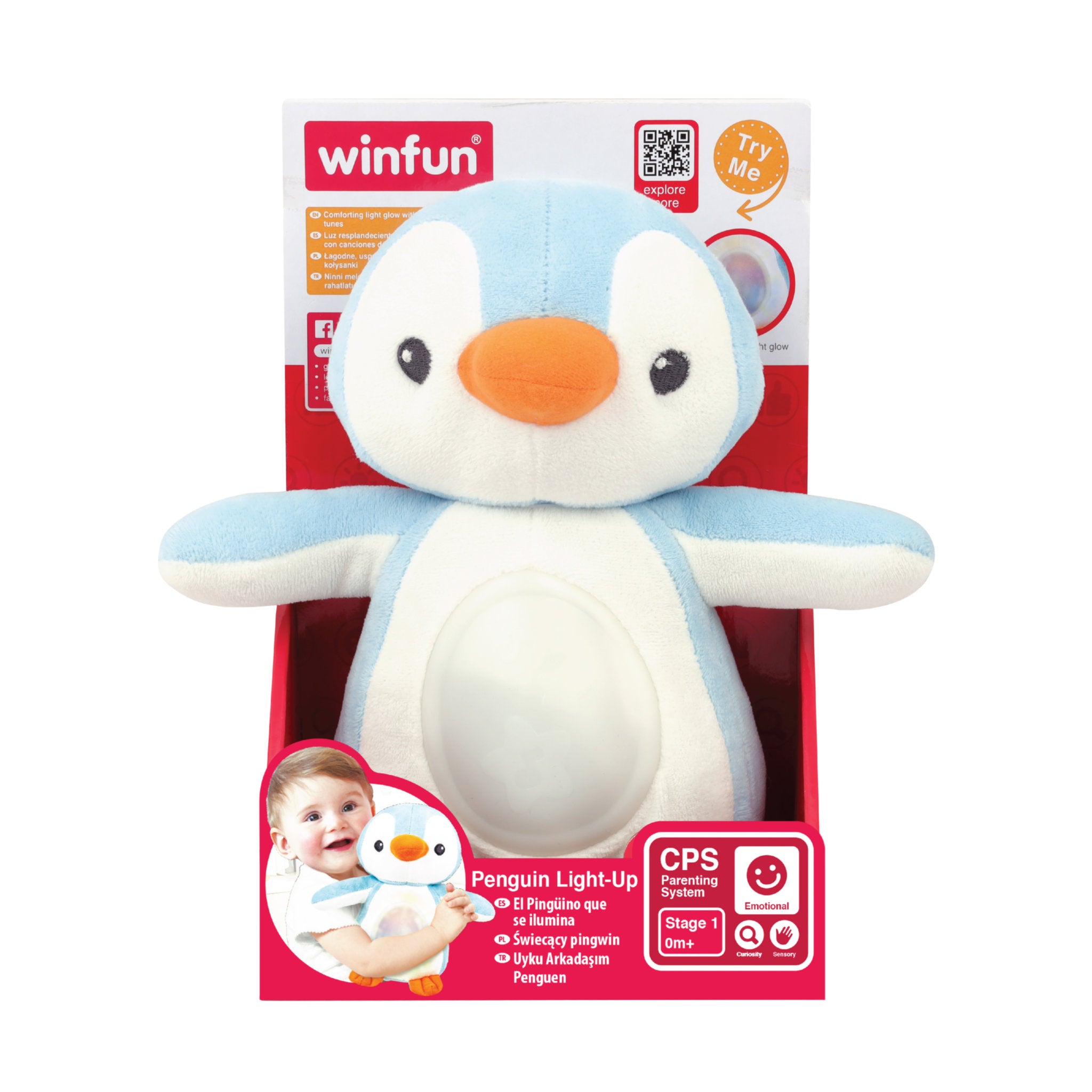 Winfun Penguin Light-Up Plush