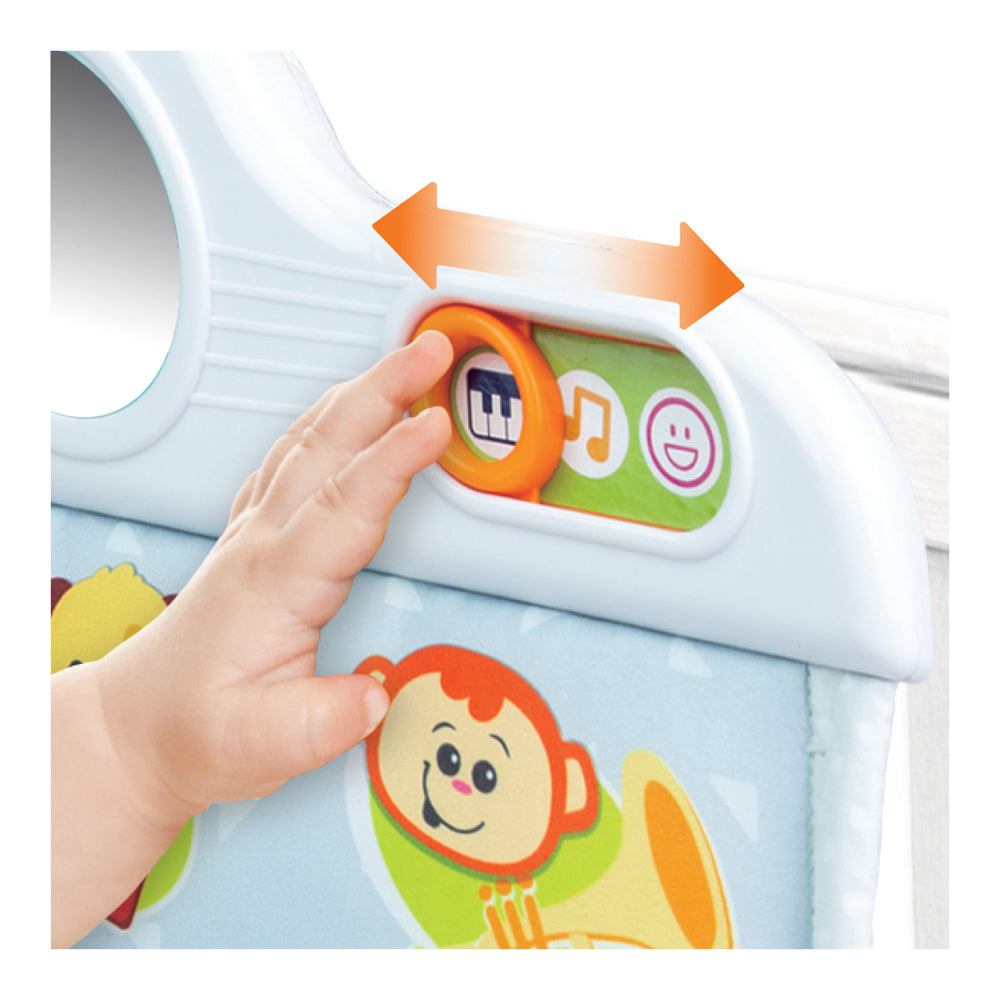 Winfun Animals Friends Toy Piano inside Crib
