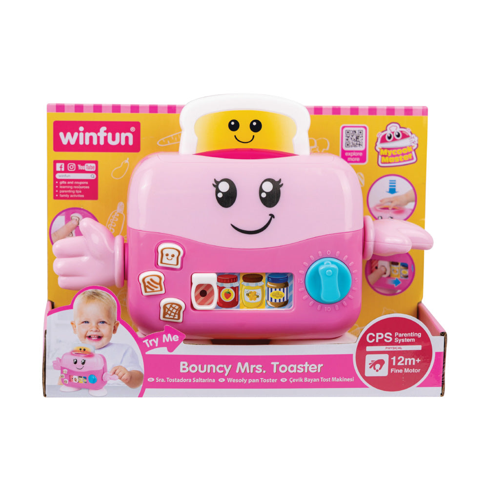 Winfun Bouncy Mrs. Toaster, in packaging