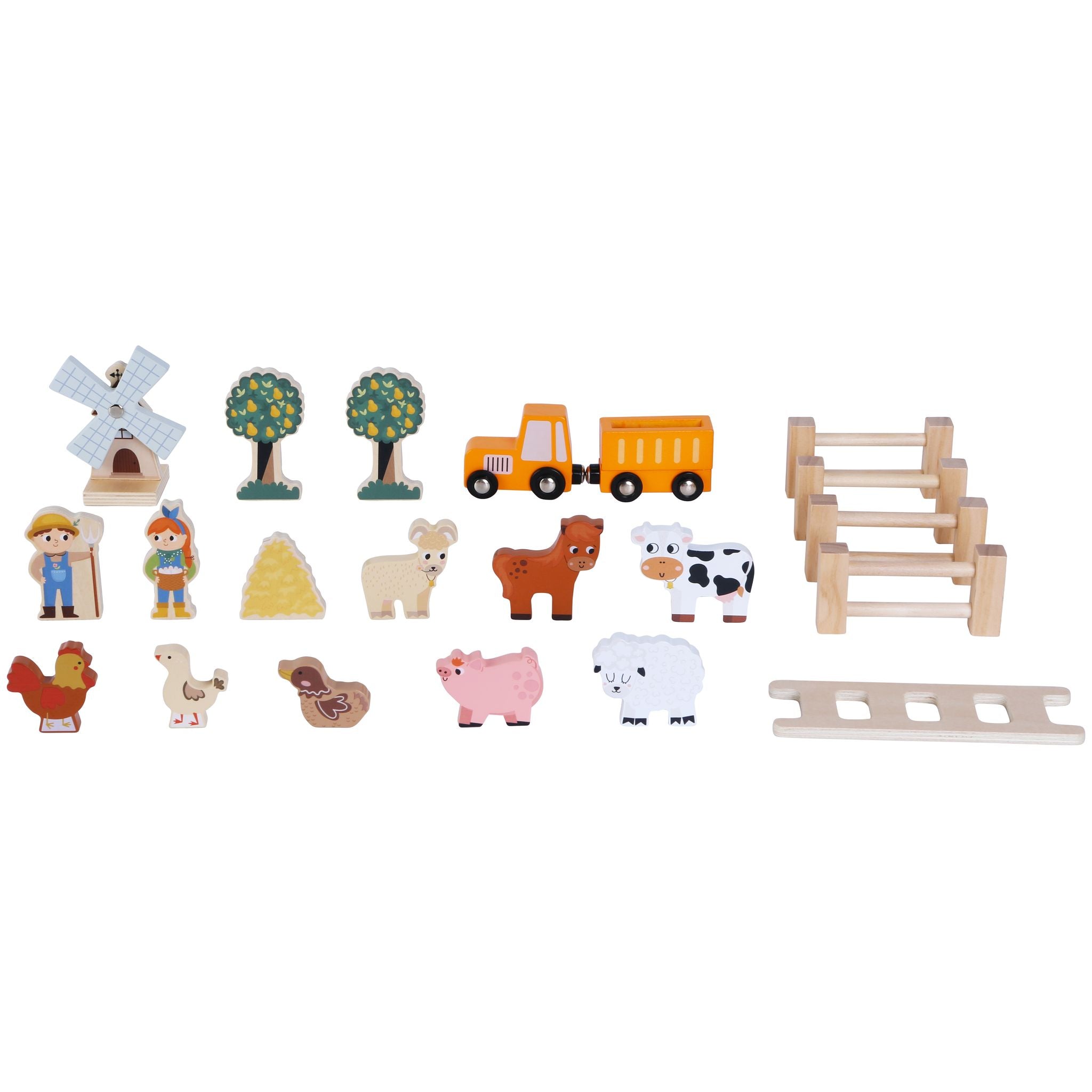 Wooden Barn Playset & Accessories