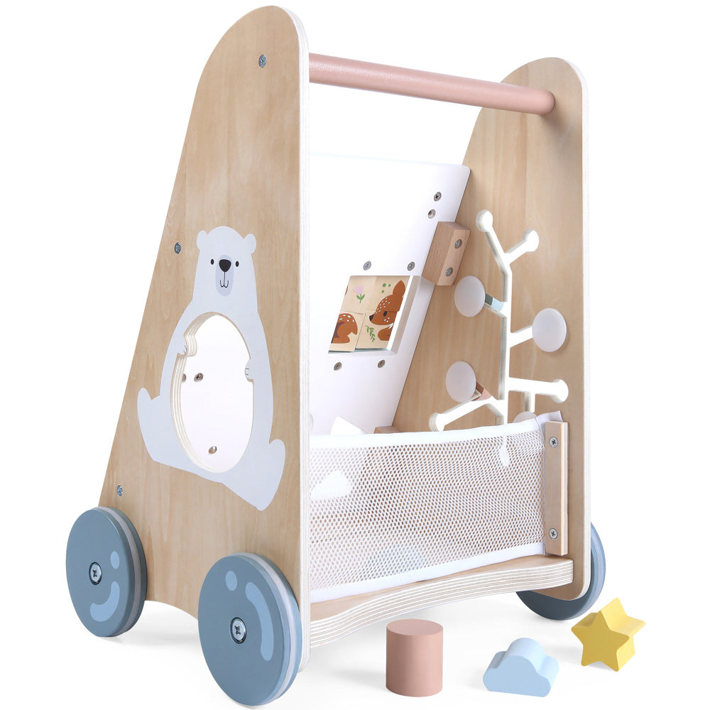 Wooden Activity Walker for Baby