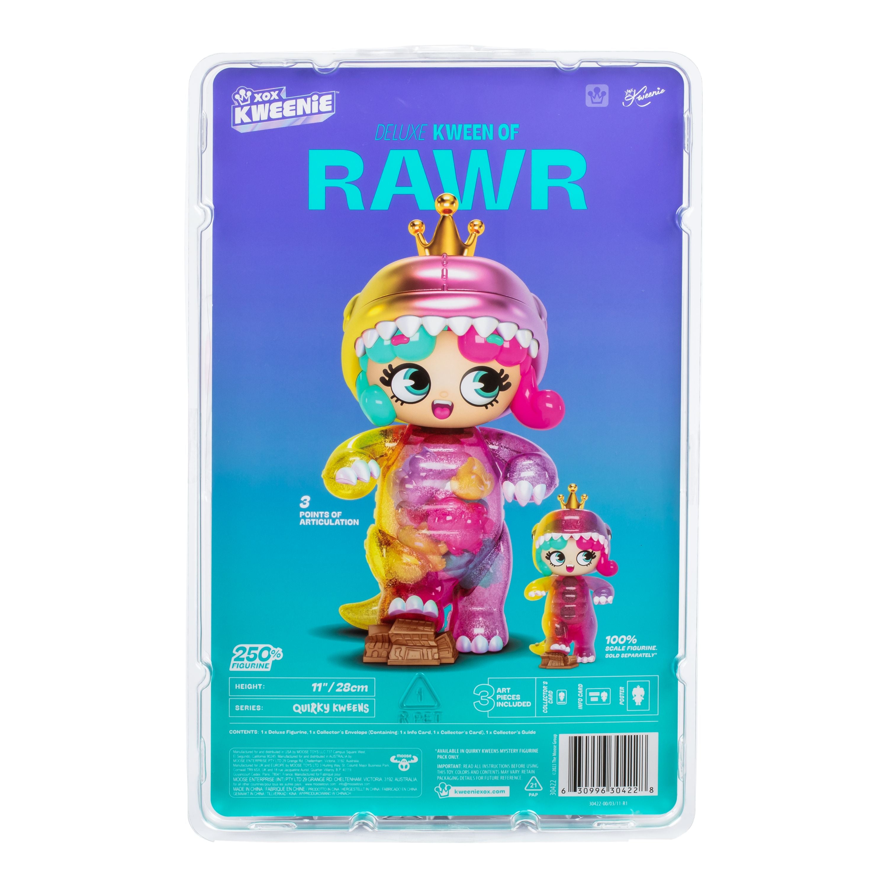XOX Kweenies Large Deluxe Doll Figurine - Rawr