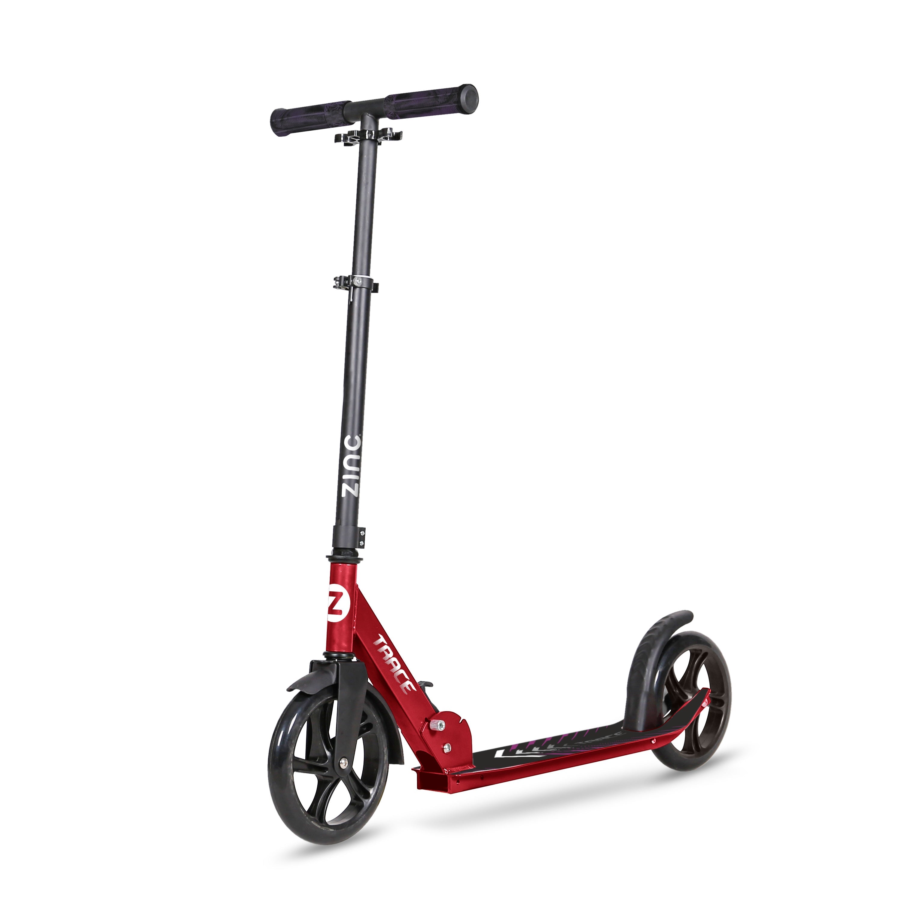 Zinc Trace Big Wheeled Folding Scooter