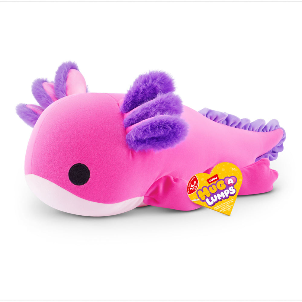 ZURU Hug A Lumps Medium Weighted Plush Series 2 - Ally The Axolotl.