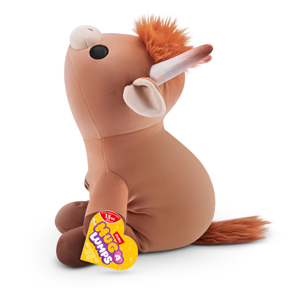 ZURU Hug A Lumps Medium Weighted Plush Series 2 - Holly The Highland Cow.