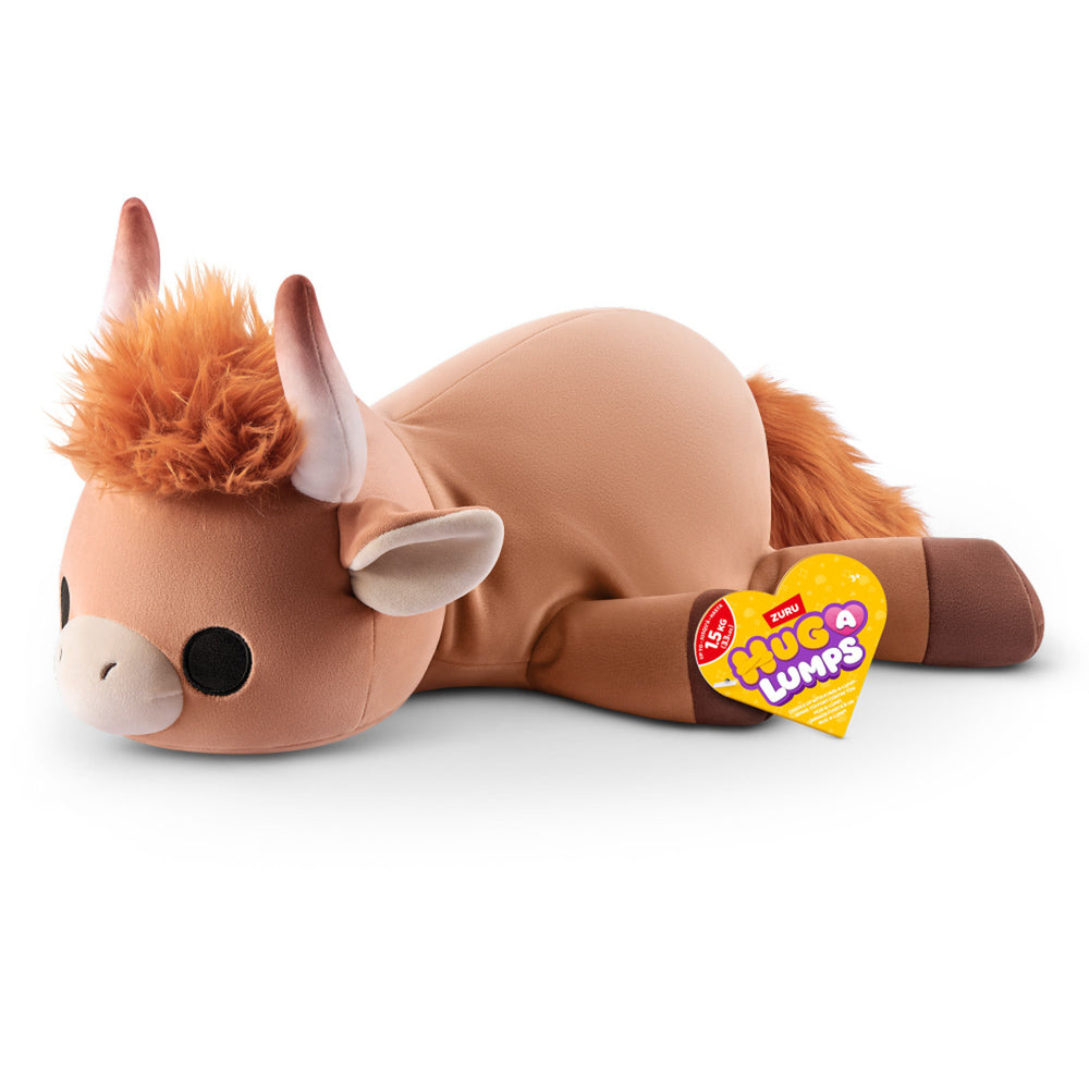 ZURU Hug A Lumps Medium Weighted Plush Series 2 - Holly The Highland Cow.