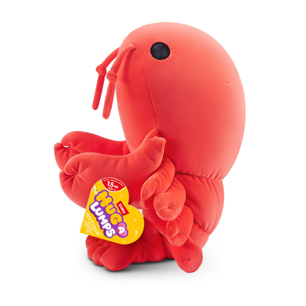 ZURU Hug A Lumps Medium Weighted Plush Series 2 - Lenny The Lobster.