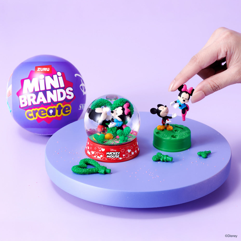 ZURU Mini Brands Create Disney Snow Globes Series 1 Mystery Capsule blind toy.