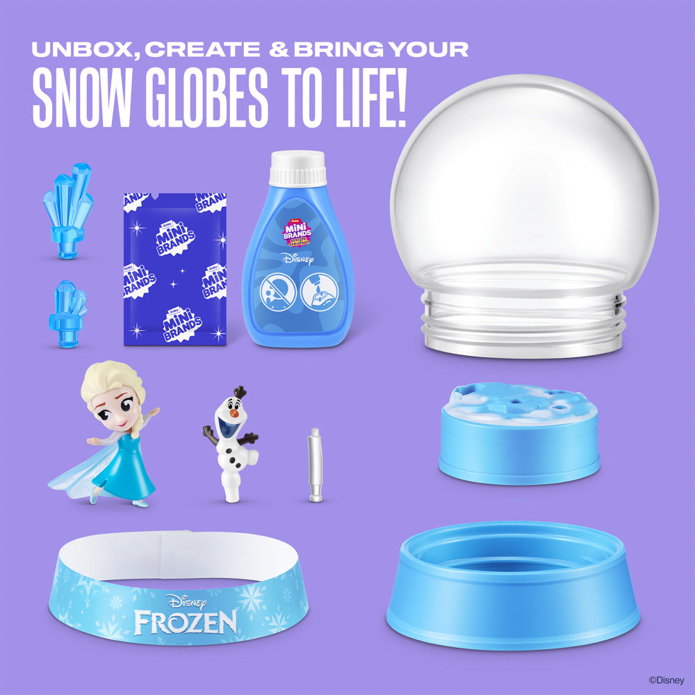 ZURU Mini Brands Create Disney Snow Globes Series 1 Mystery Capsule blind toy.
