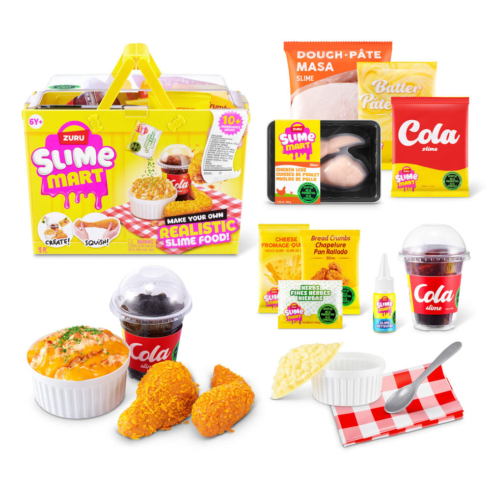 ZURU Slime Mart Shopping Basket Series 2 - Fast Food Slime.